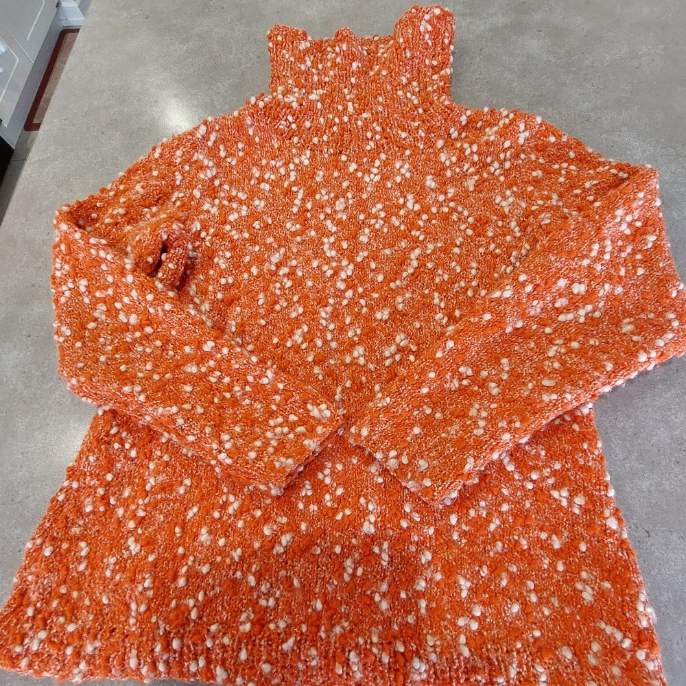 5/$25 Sale
Women's Open Weave Long Sleeves Turtleneck Pebble Design Sweater - Picture 3 of 9